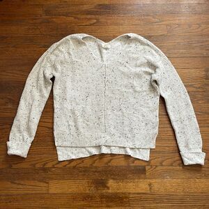 Kaisley Speckled V-Neck Sweater